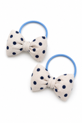 Polka Dot Bow Hair Ties
