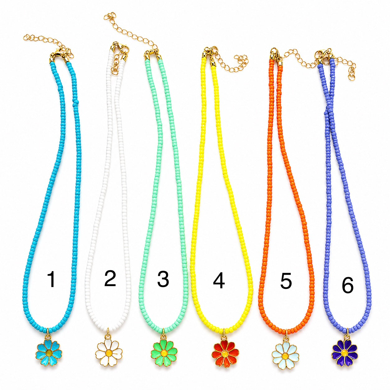 Daisy Flower Necklace
