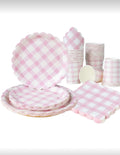 Plaid Plates-Cups-Napkins