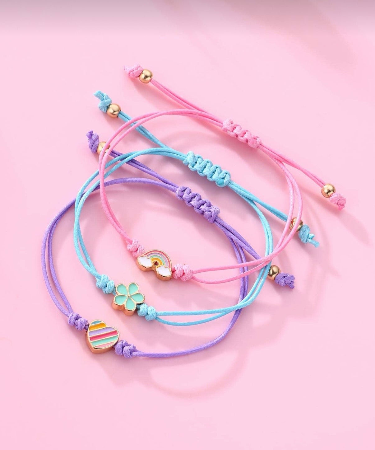 Rainbow/Flower/Heart Bracelets