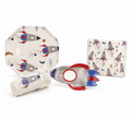 Rocket 8inch Plates- Printed Rocket 9inch plates-Cups-Napckins