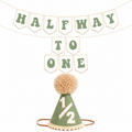 1/2 Cone Hat & Garland Set