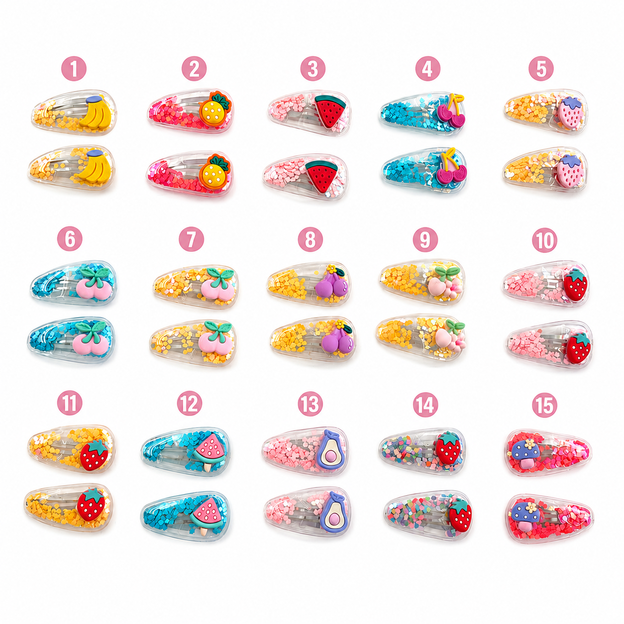 Shaker Hair Clips