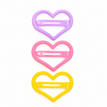 Big Heart Hair Clips