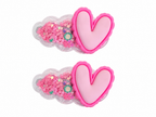 Heart Shaker Hair Clips