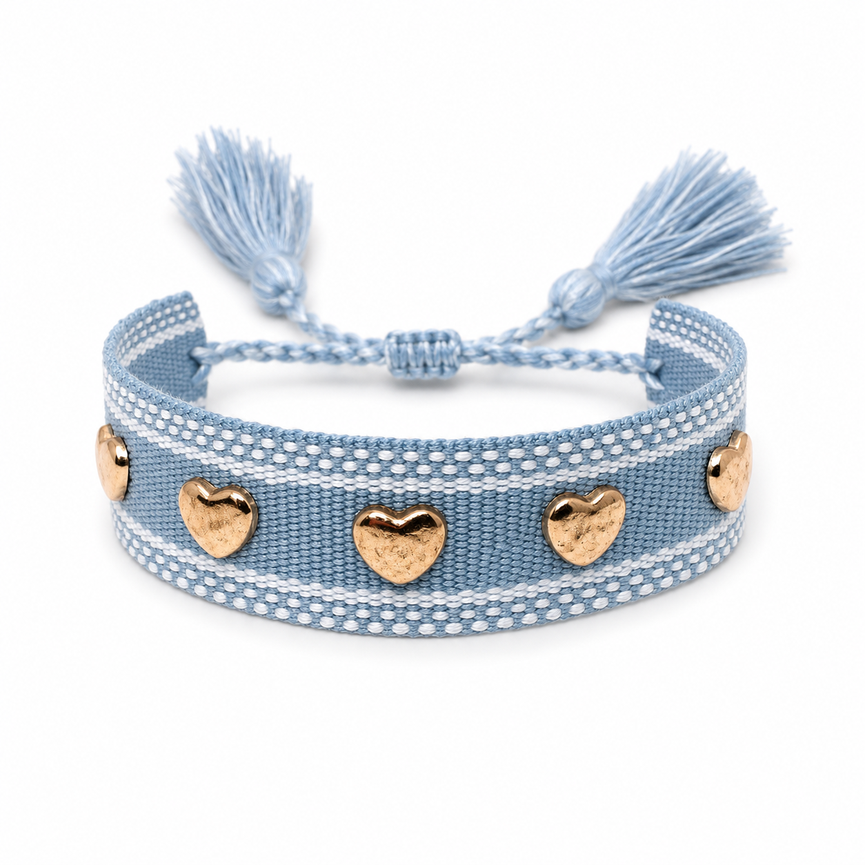 Heart Fabric Bracelet