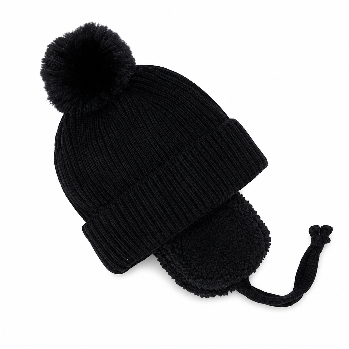 Knit Pom-Pom Beanie