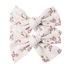 Printed Floral Bow