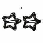 Glitter Big Stars Hair Clips