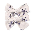 Printed Floral Bow