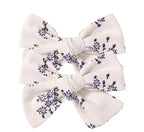 Printed Floral Bow