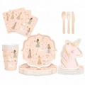 Unicorn 9inch Plates- Fairy 9inch Plates-Cups-Napckins