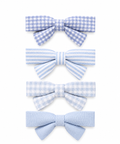 Striped and Plaid Hair Clips