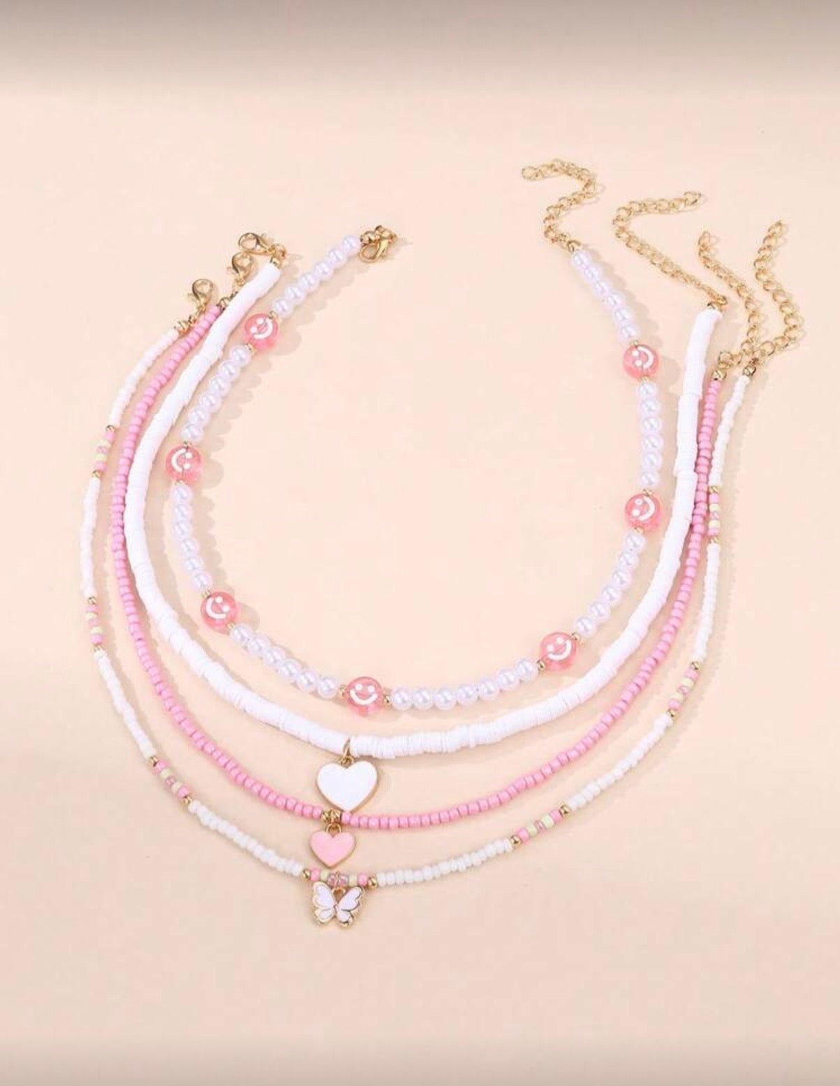 Smiley/Hearts/Butterfly Necklaces