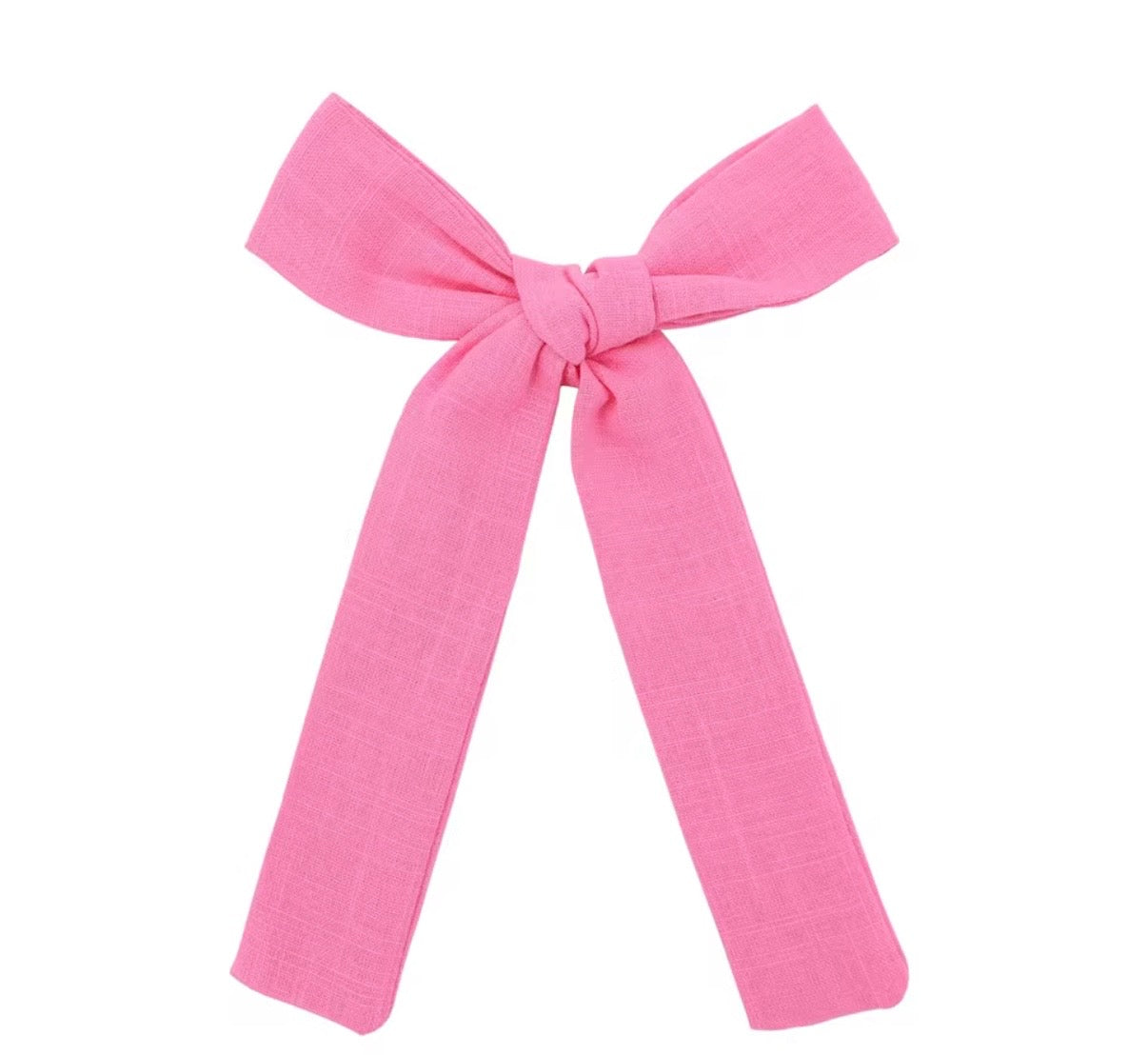 Long Linen Bow