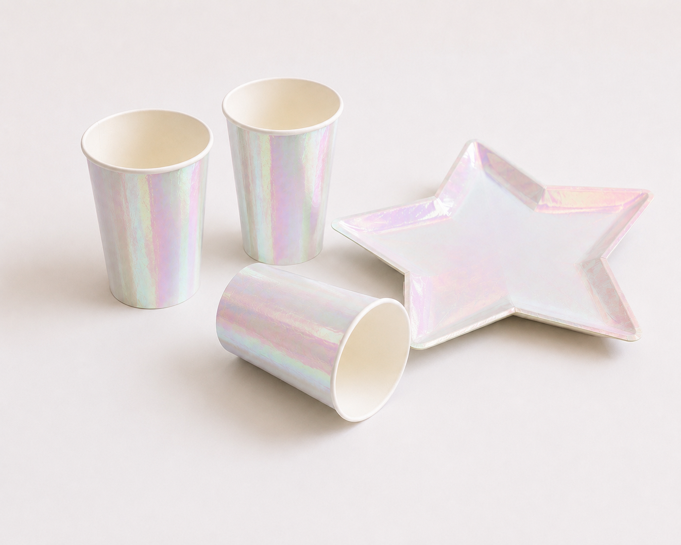 9inch star plates-cups