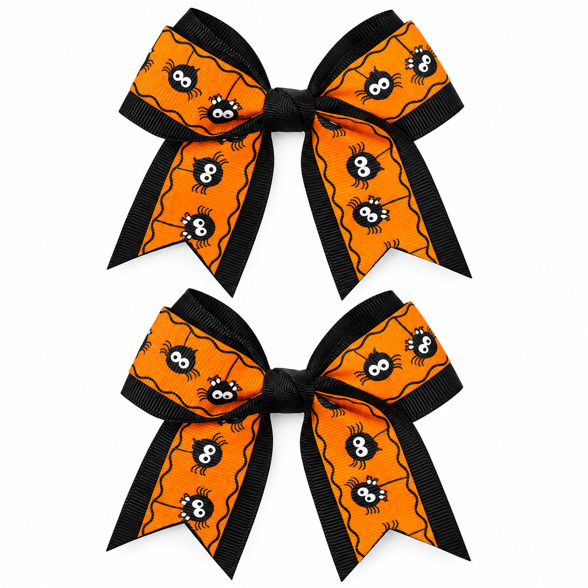 Halloween Spider Bow Hair Clips