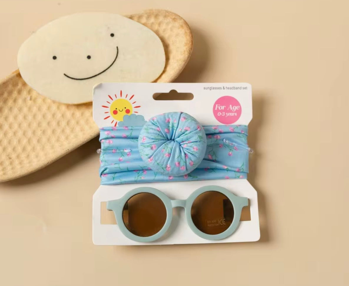 Sunglasses and Turban Set