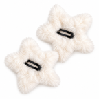 Fluffy Star Hair Clips