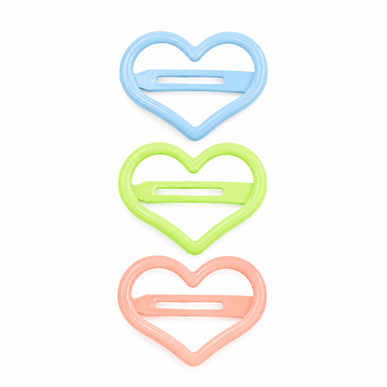 Big Heart Hair Clips