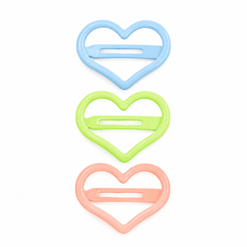 Big Heart Hair Clips
