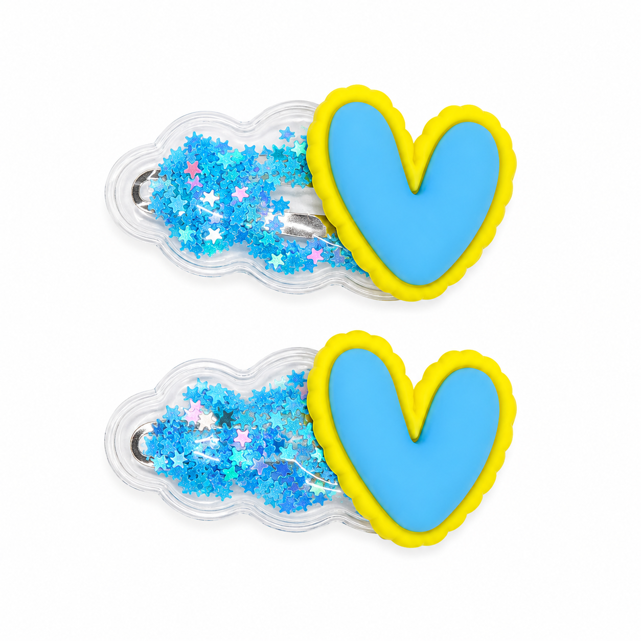 Heart Shaker Hair Clips