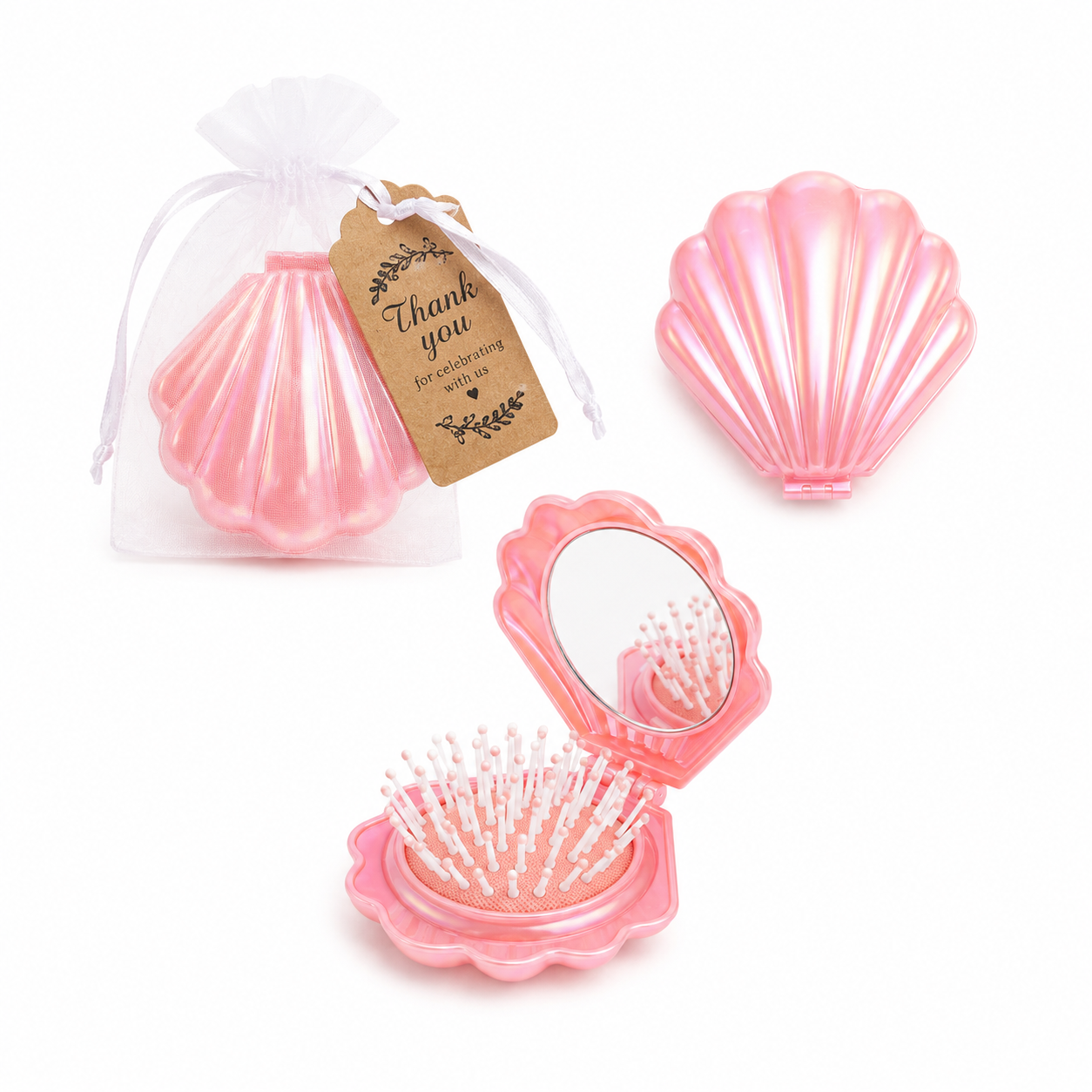 Shell Mirror Brush