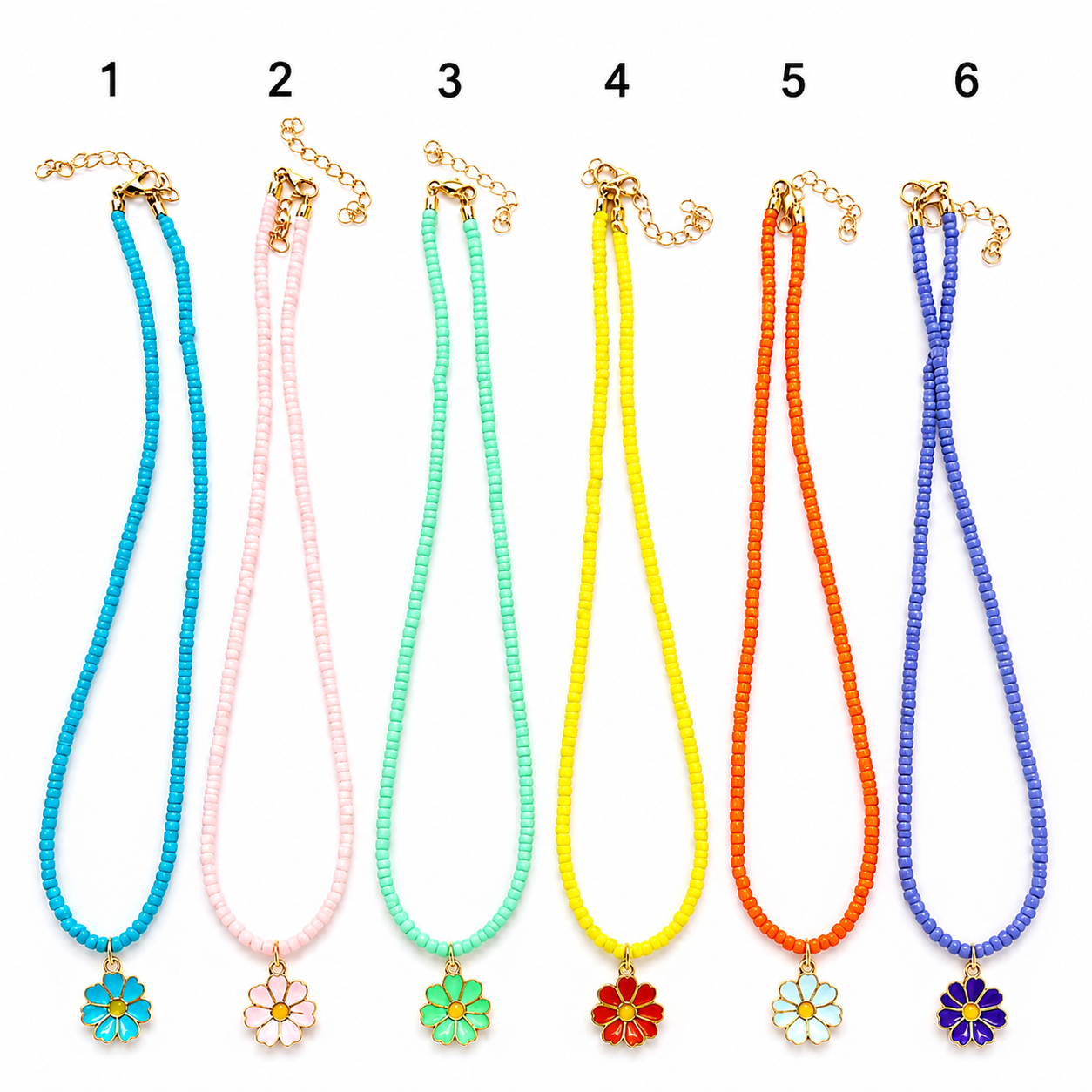 Daisy Flower Necklace