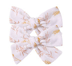 Printed Floral Bow