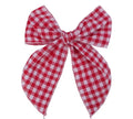 Cotton Plaid Big Bow