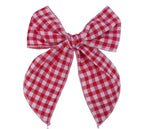 Cotton Plaid Big Bow