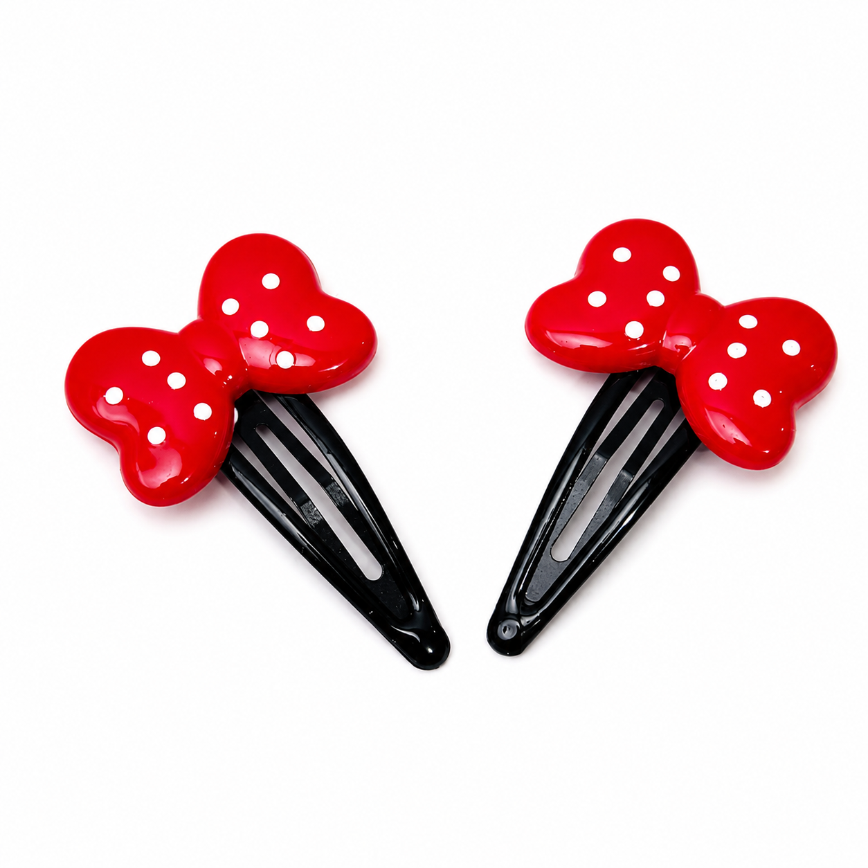 Minnie Mouse Bow Hair Clips