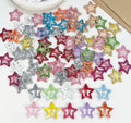 Glitter Star Hairclips