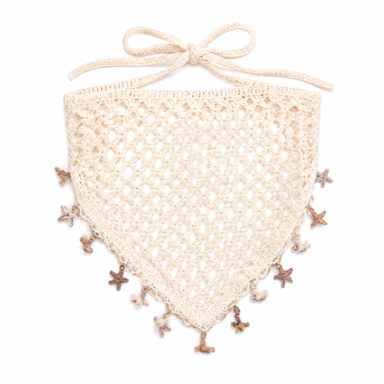 Crochet Shell Headscarf