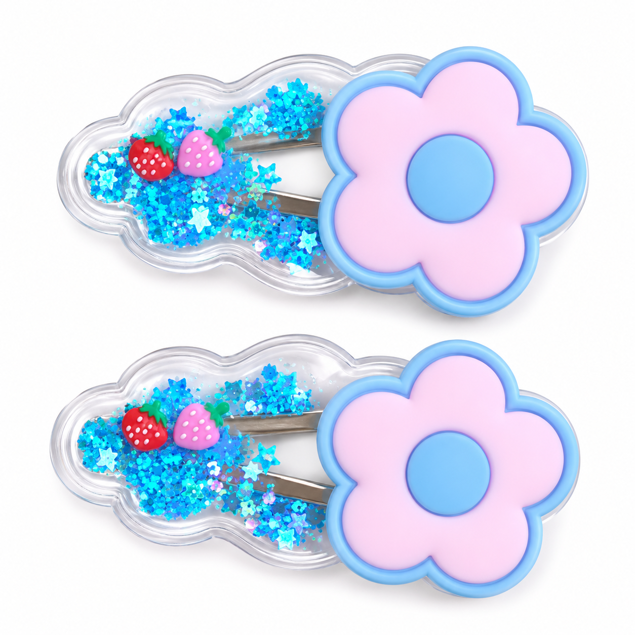 Flower Shaker Hair Clips