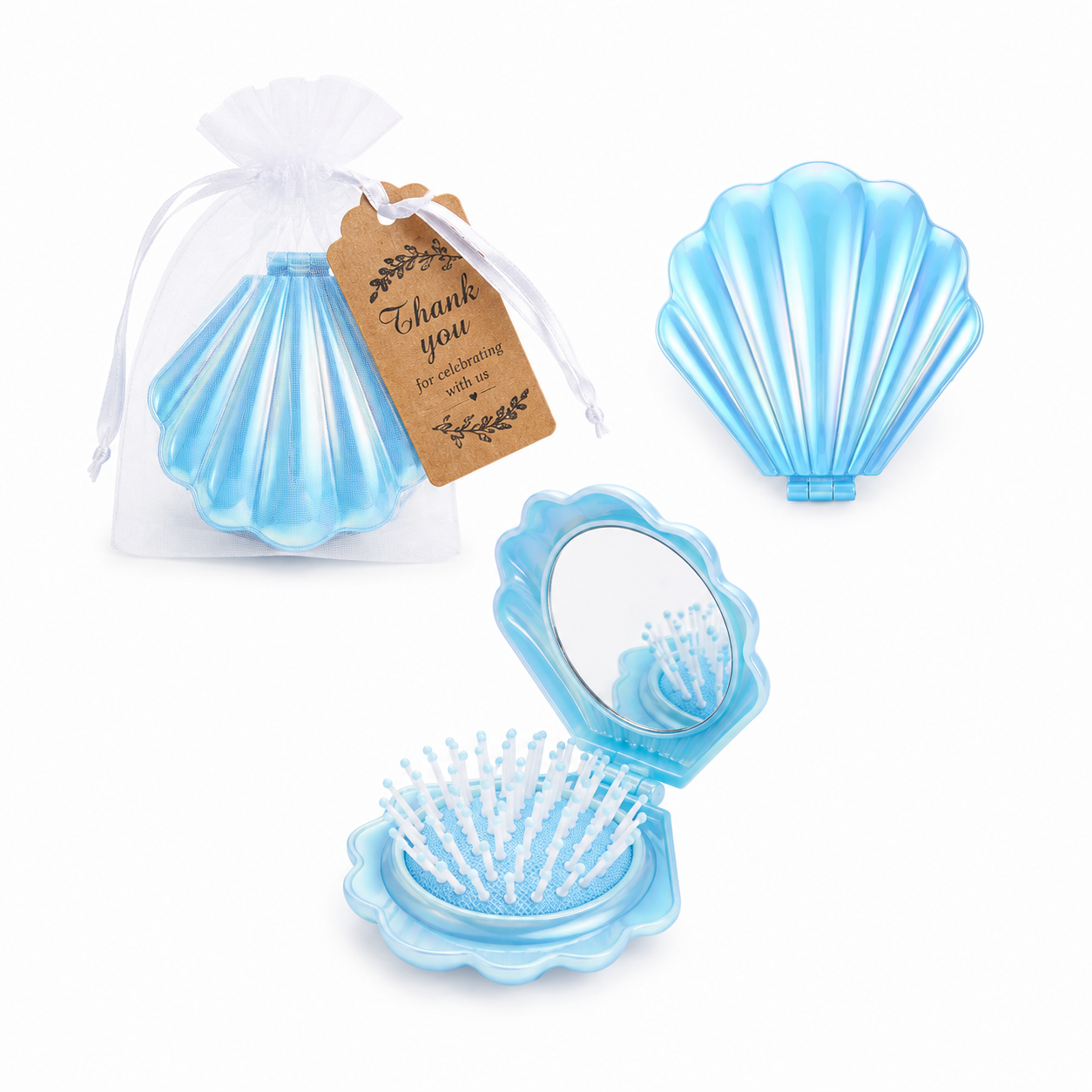 Shell Mirror Brush
