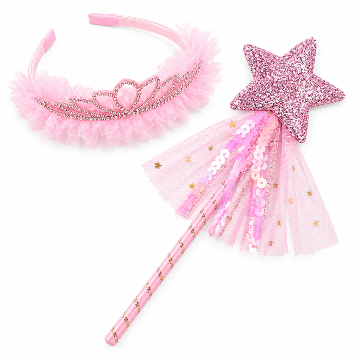 Crown & Star Wand Set