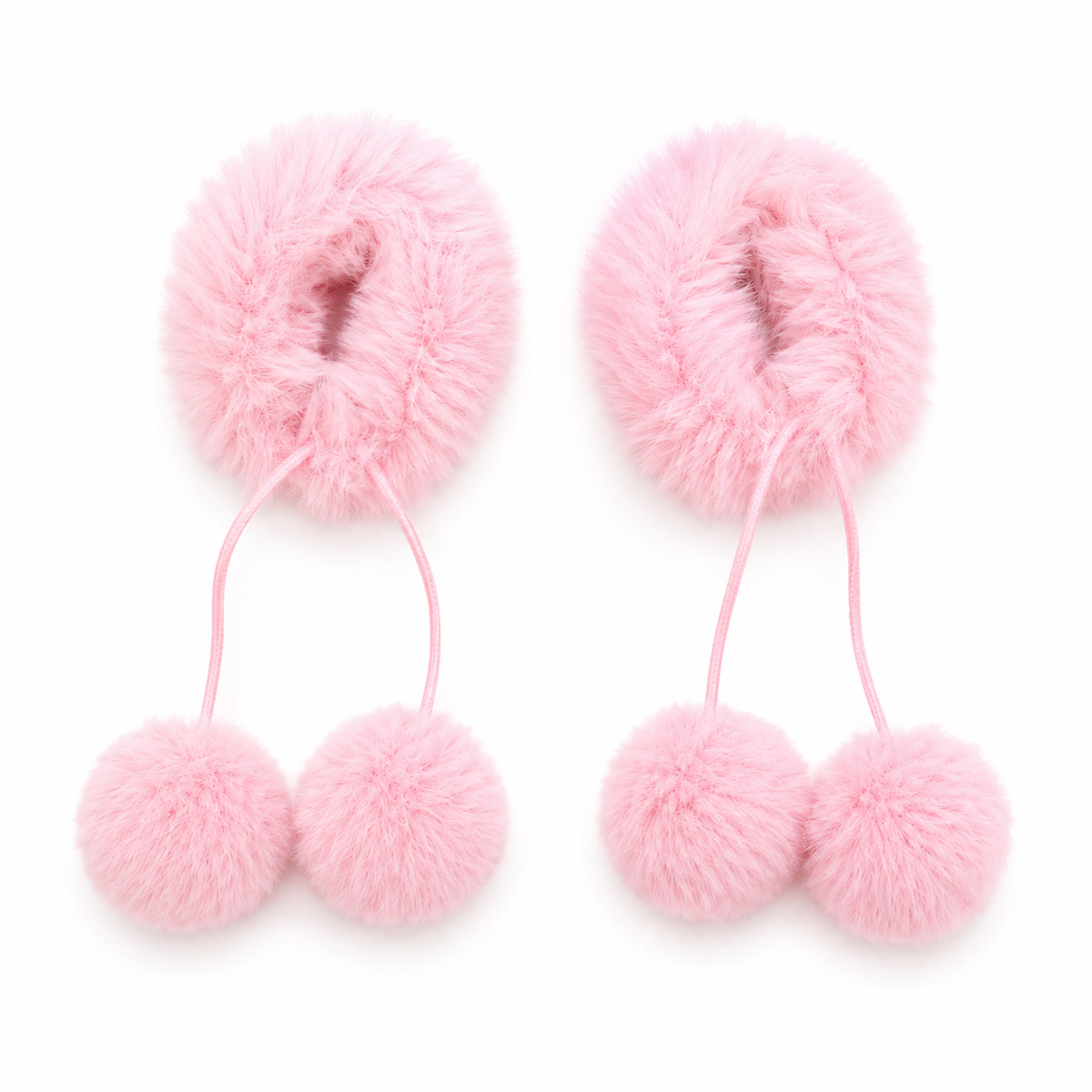 Tassel Pompom Fluffy Scrunchies
