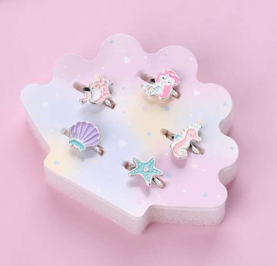 Mermaid Metal Rings Box