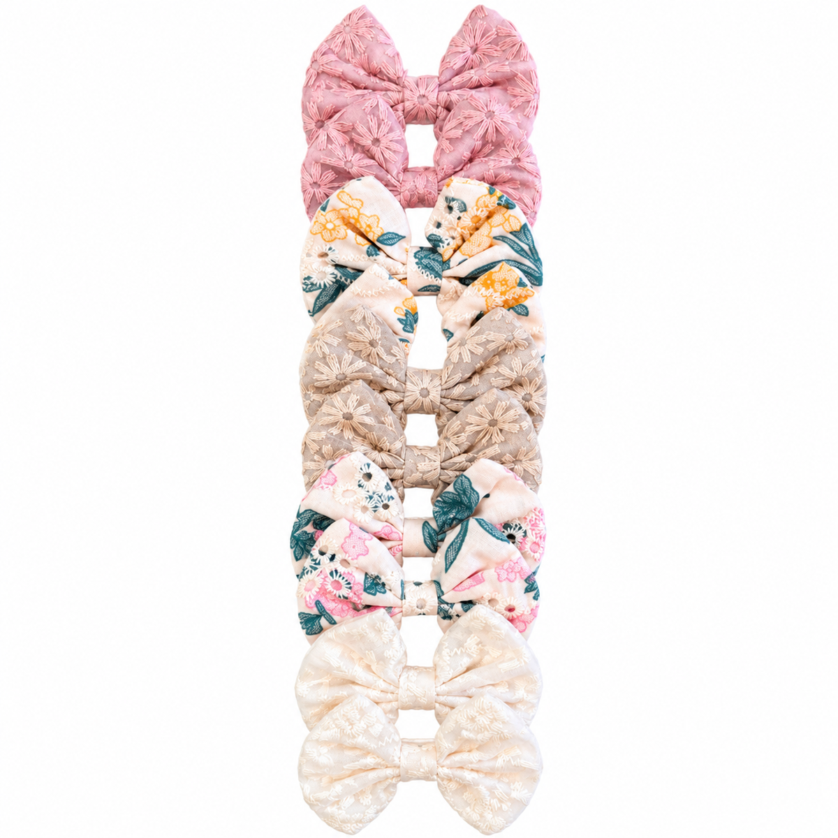 Embroidery Bows Set