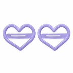 Big Heart Hair Clips