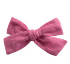 Cotton Linen Medium Bow