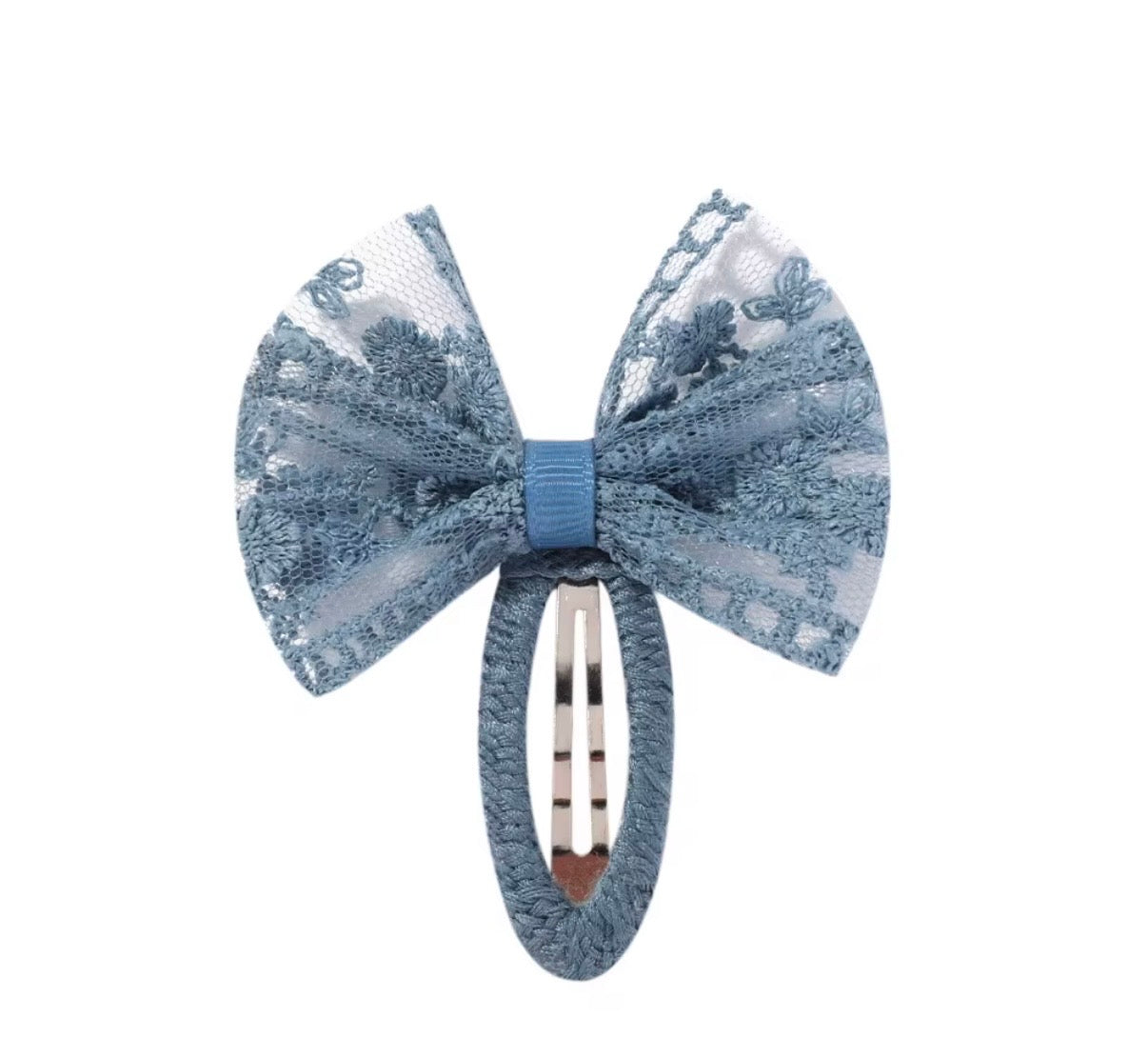 Lace Embroidery Bow Hairpins
