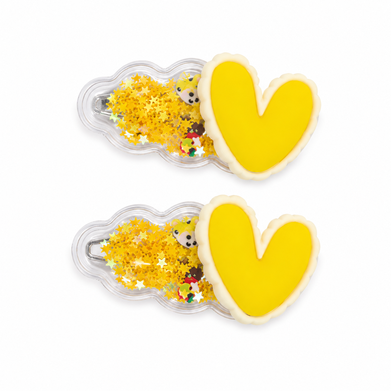 Heart Shaker Hair Clips