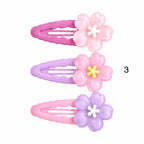 Acrylic Flower Hair Clips