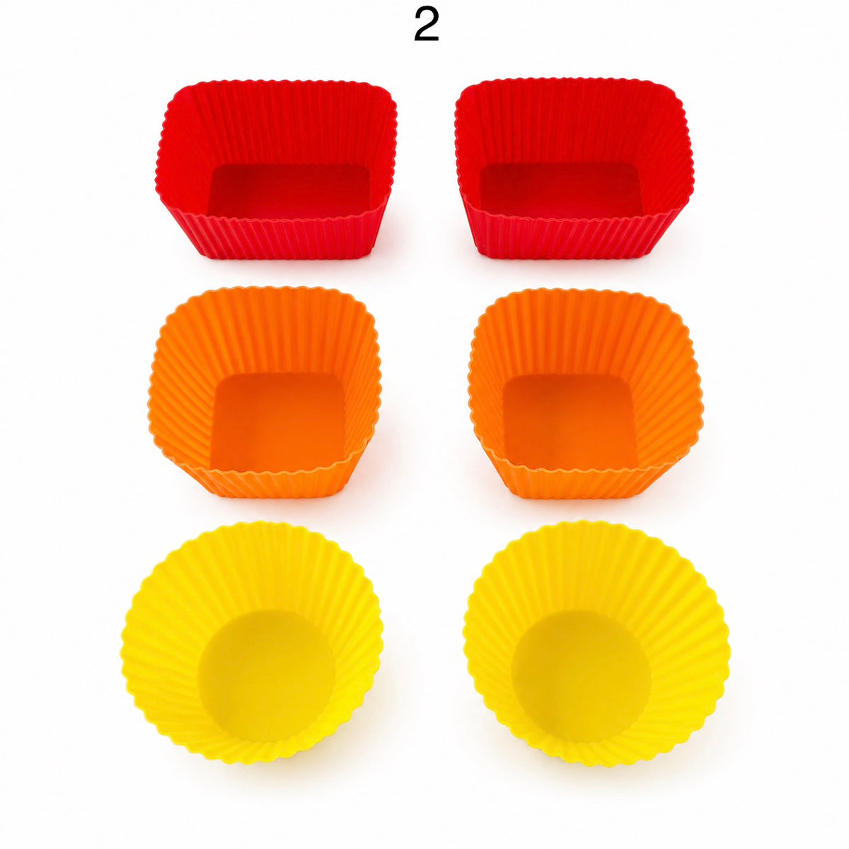 Rectangle, Square, & Round Silicone Lunch Box Divider