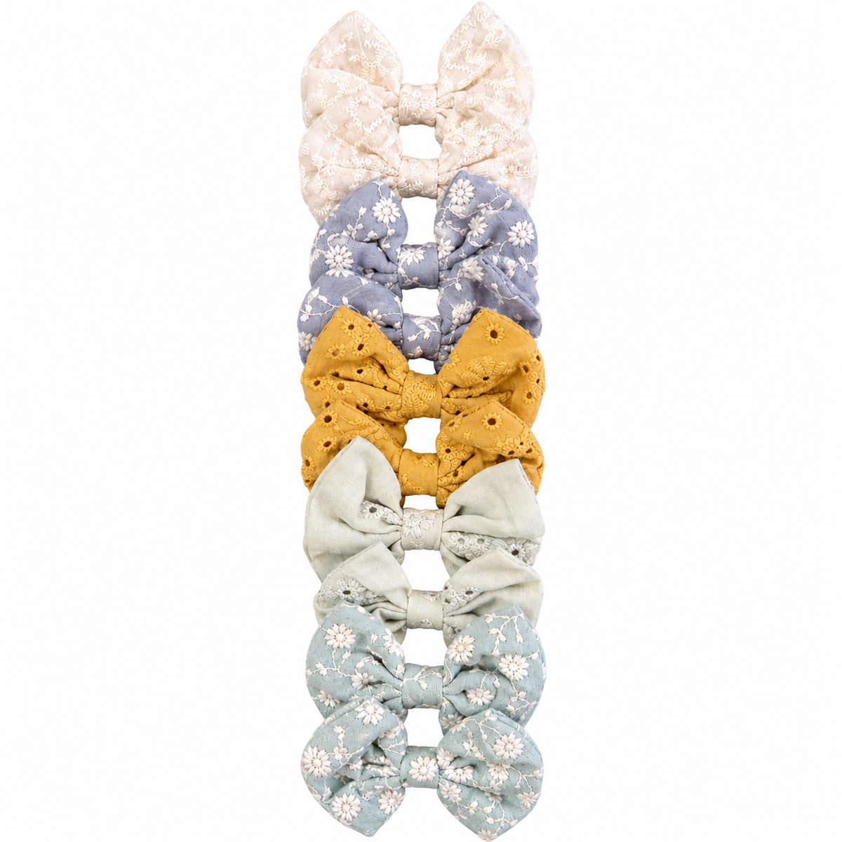 Embroidery Bows Set