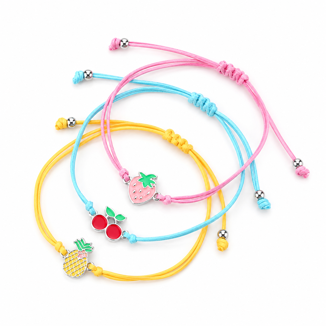 Strawberry/Cherries/Pineapple Bracelets
