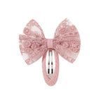 Lace Embroidery Bow Hairpins