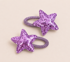 Glitter Big Star Hairclips